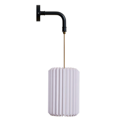 Kira Origami Hanging Wall Sconce - Paper Tube Shade Lighting