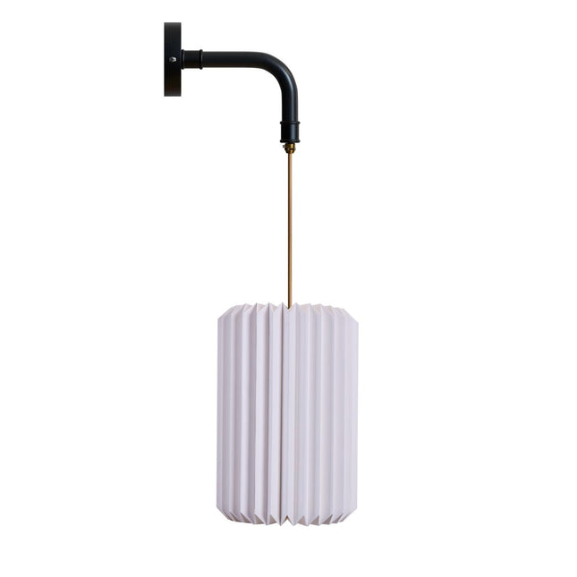 Kira Origami Hanging Wall Sconce - Paper Tube Shade Lighting