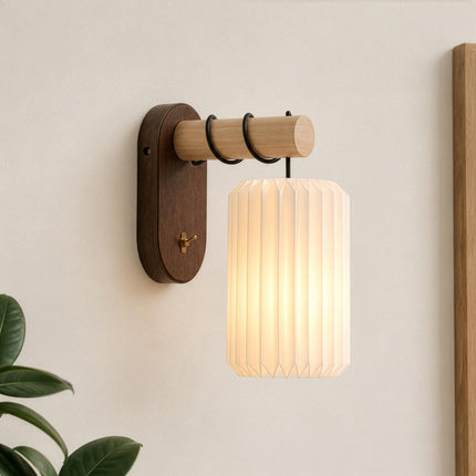 Harlow Origami Tube Wall Light with Toggle Switch