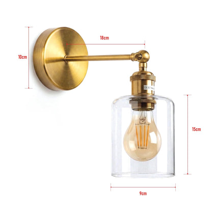Huxley Adjustable Vintage Wall Sconce Light
