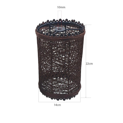 Tulum Wicker Rattan Barrel Ceiling Light