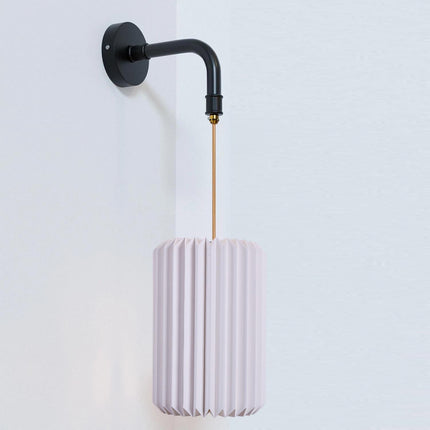 Kira Origami Hanging Wall Sconce - Paper Tube Shade Lighting
