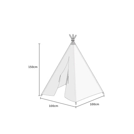 Minimalist Tipi Pastel Tent Teepee