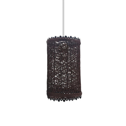Tulum Wicker Rattan Barrel Ceiling Light