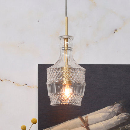 Brussels Textured Glass Hanging Light