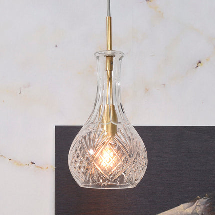 Brussels Textured Glass Hanging Light