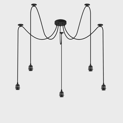 Cero Spider Pendant Light with Origami Paper Lampshade