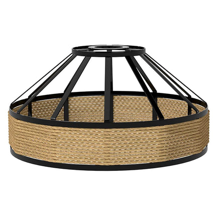 Ropeworks Hemp Pendant Light - Vintage Industrial E27 Ceiling Light