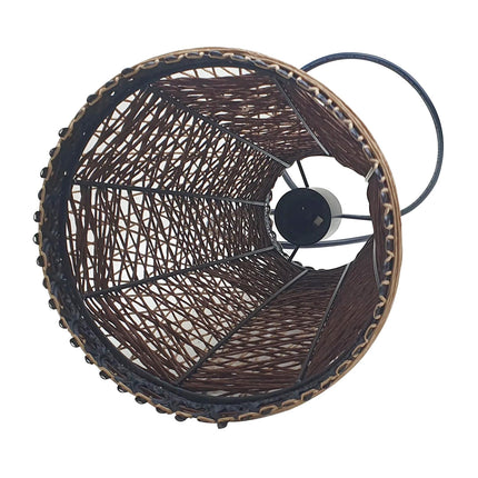 Tulum Wicker Rattan Barrel Ceiling Light