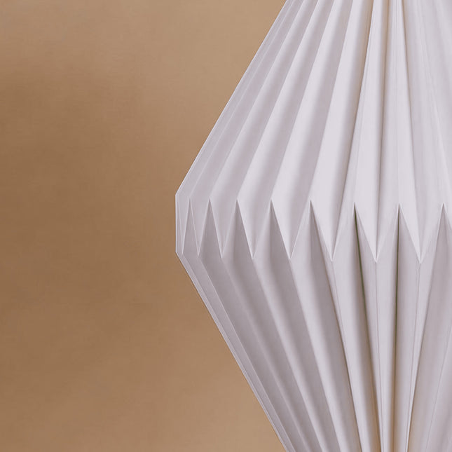 Origami Paper Lampshade in Diamond Drop Shape