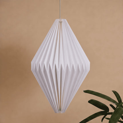Origami Paper Lampshade in Diamond Drop Shape
