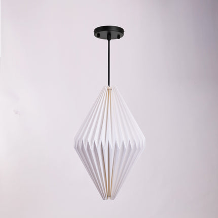Origami Paper Lampshade in Diamond Drop Shape