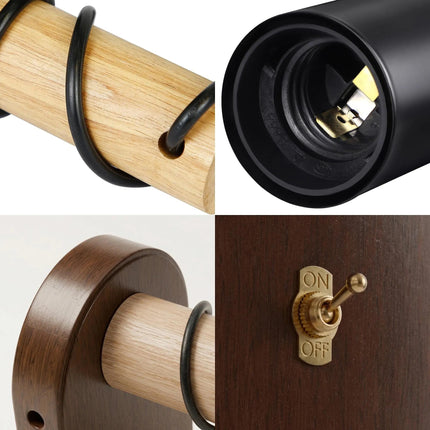 Harlow Origami Tube Wall Light with Toggle Switch