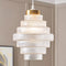 Fluted Ribbed Glass Lampshade