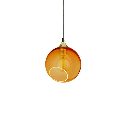 amber hanging glass pendant light ballroom XL
