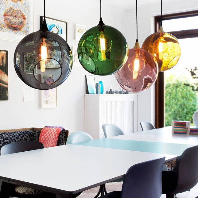 Glass Globe XL Ball Pendant Lights