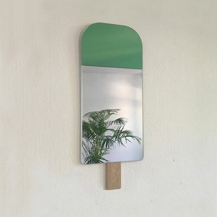 ice cream mirror in green colour