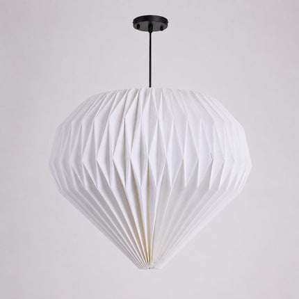 XL Flower Origami Paper Easy Fit Lampshade - Pleated Pendant Light