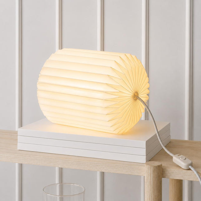 Origami Paper Table Lamp – Minimalist Bedside Light