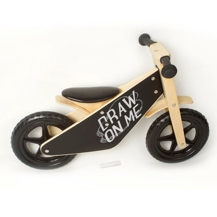 top view of balance bike