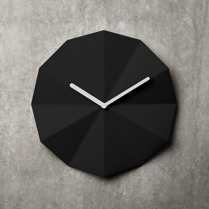 black oak wall clock 30cm diameter