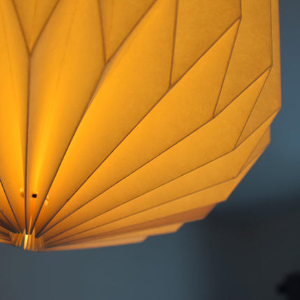 Origami Drum Lampshade detail 