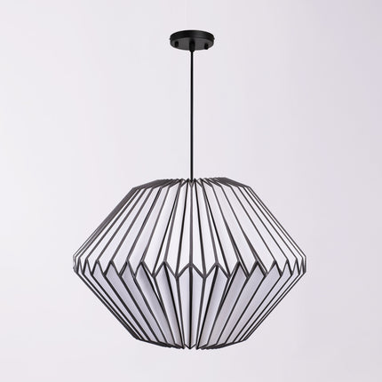 Pinstripe Pattern Origami Paper Diamond Lampshade