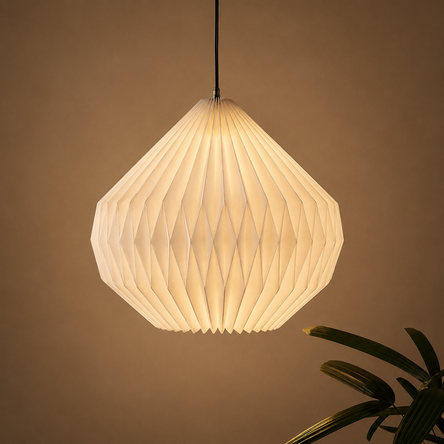 Snowdrop Origami Paper Lampshade