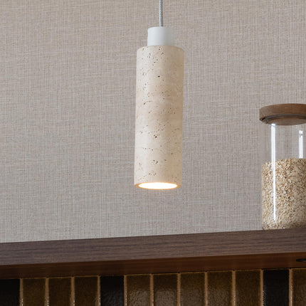 Tivoli Travertine Pendant Light