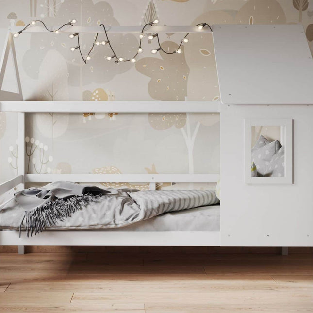 wooden treehouse bed for kids and toddlers