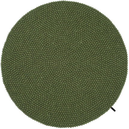 Round Felt Ball Wool Rug