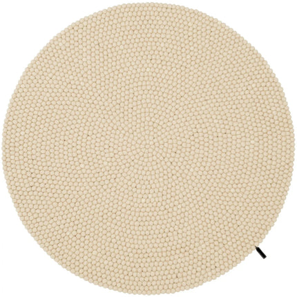 Round Felt Ball Wool Rug