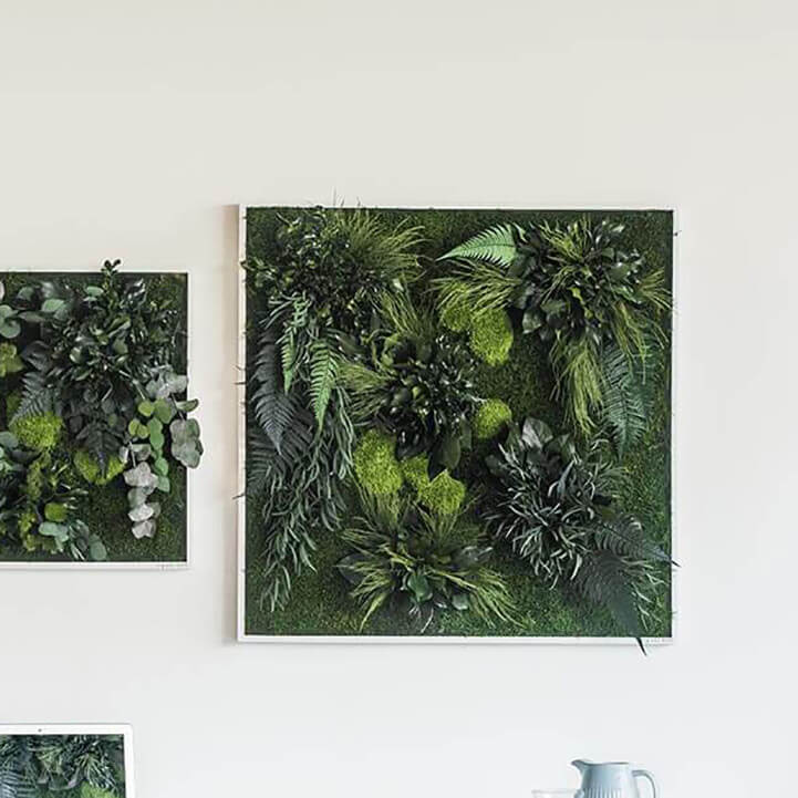 green walls - curated furniture piece